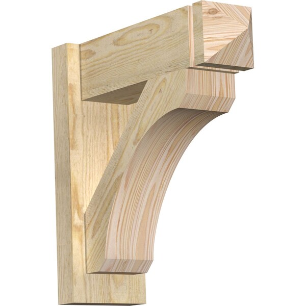 Ekena Millwork Legacy Arts & Crafts Rough Sawn Outlooker, Douglas Fir, 6"W x 18"D x 18"H OUT06X18X18LEC03RDF - main